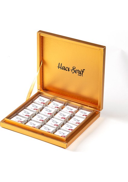 Yeni İş Hediyesi Tatlı Ye Tatlı Çalış 32 Adet Madlen Çikolata Gold Kutu fiyatları