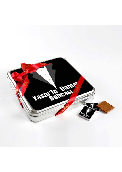 Damat Bohçası 32 Adet Madlen Çikolata Metal Kutu (Model-1) modelleri