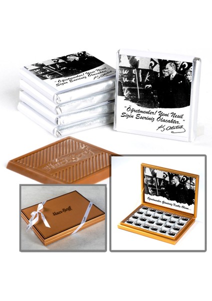 Öğretmenler Günü Hediyesi 48 Adet Madlen Çikolata