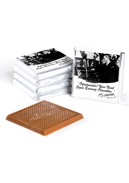 Öğretmenler Günü Hediyesi 48 Adet Madlen Çikolata modelleri