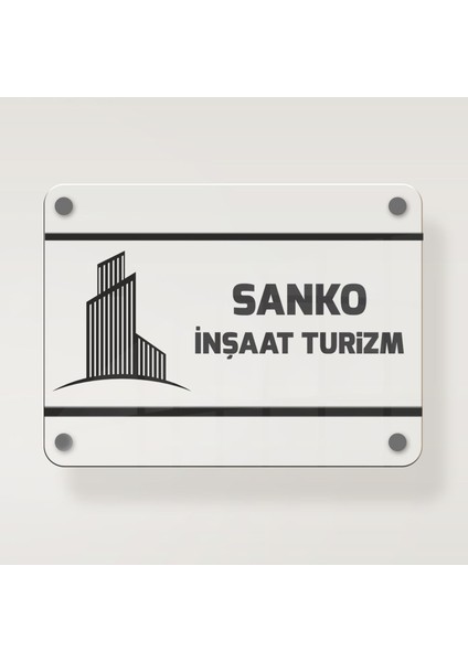 Firmalara Özel Kapı Tabelası Büro Tabela Şirket Tabelası