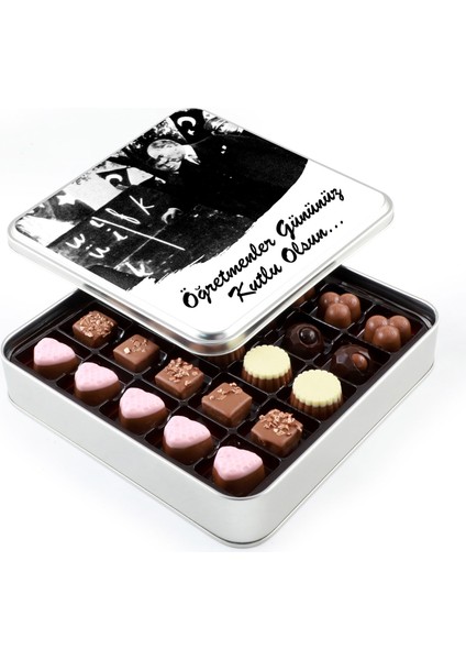 Öğretmenler Günü Hediyesi Special Çikolata (Metal Kutu)