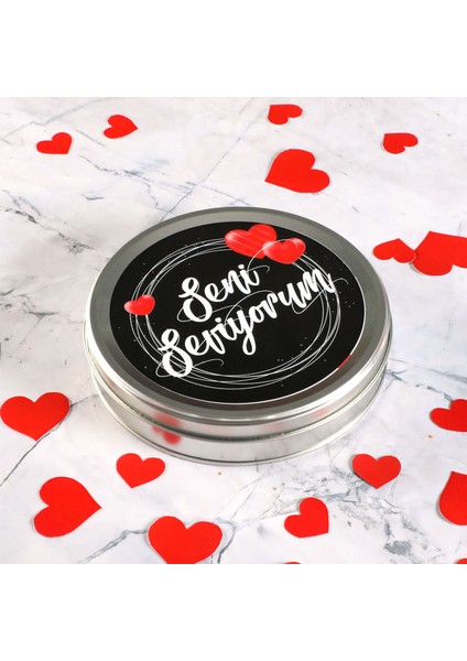 Sevgiliye Hediye Karışık Special Truffle Çikolata (Yuvarlak Metal Kutu) Model2 modelleri