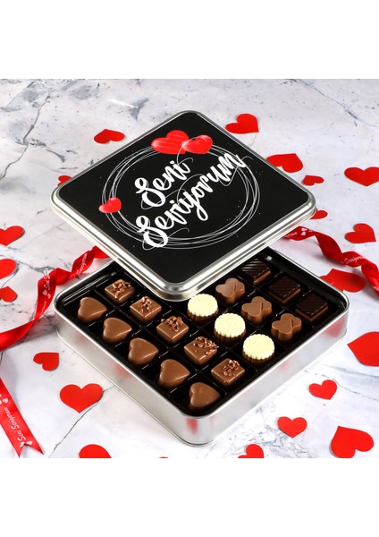 Sevgiliye Hediye Special Çikolata (Metal Kutu) Model2