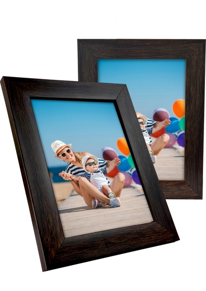 Decolıfe İkili Fotoğraf Çerçevesi, Fotoğraf Çerçevesi, Anı Çerçevesi, Resim Çerçevesi, Çoklu Çerçeve Ikili 10X15CM
