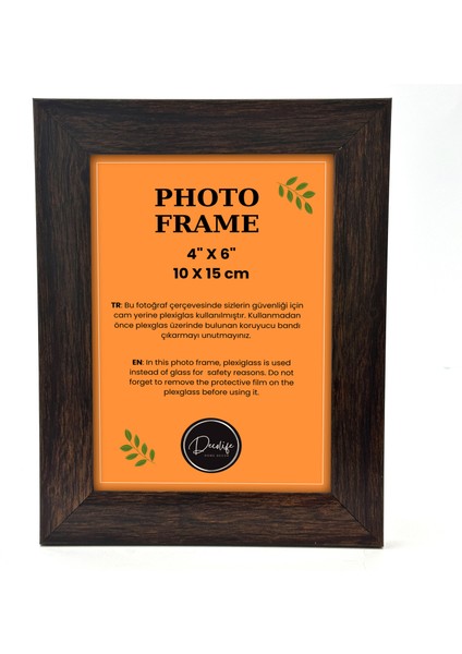 Decolıfe İkili Fotoğraf Çerçevesi, Fotoğraf Çerçevesi, Anı Çerçevesi, Resim Çerçevesi, Çoklu Çerçeve Ikili 10X15CM