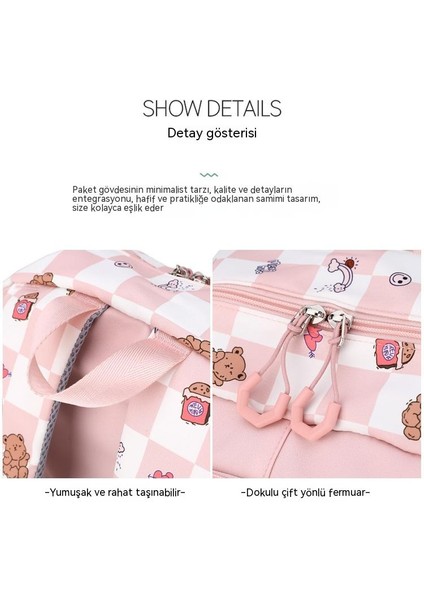 Su Geçirmez Sevimli Moda Büyük Kapasiteli Öğrenci Okul Çantası (Yurt Dışından) fiyatları