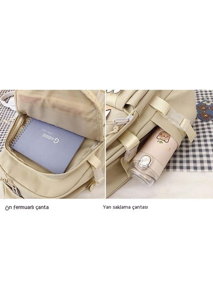 Sevimli Gündelik Moda Büyük Kapasiteli Öğrenci Okul Çantası (Yurt Dışından) fiyatları