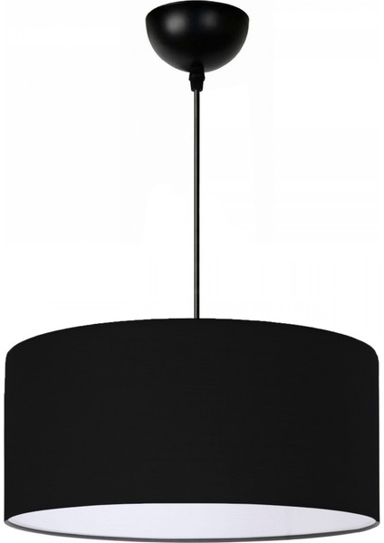 Siyah Kumaş Davul Dekoratif Tavan Sarkıt 38 cm fiyatları