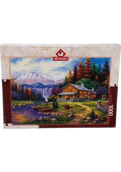 1000 Parça Puzzle : Dağlarda Günbatımı 48 x 68 4230