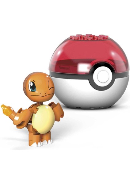 Mega Pokemon - Yap ve Oyna Figürler Poke Ball Serisi GFC85 - Charmender
