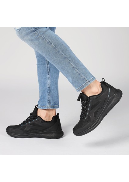 26666 Siyah Mavi Comfort Casual Erkek Günlük Spor Ayakkabısı