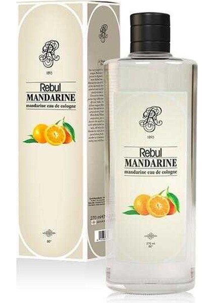 Mandarıne (Mandalina) 250 ml Cam Şişe Kolonya 80°