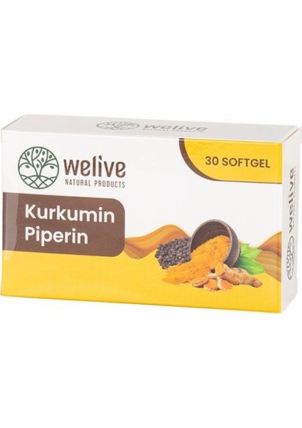 Welıve Kurkumin Piperin