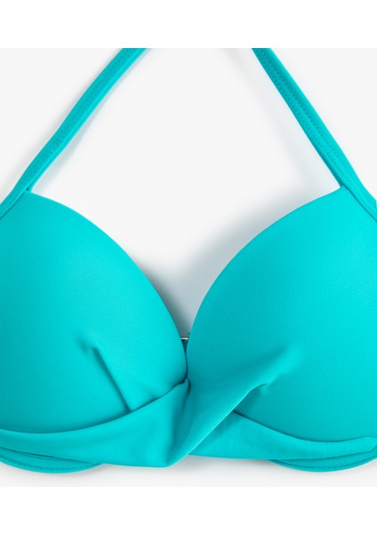 Push Up Bikini Üstü Boyundan Bağlamalı