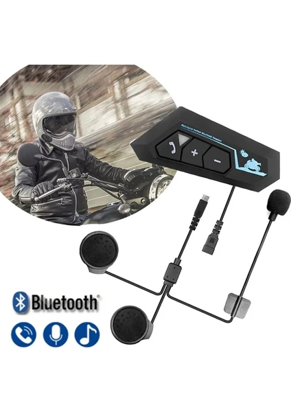 Kask Kulaklık Bluetooth Motosiklet Kulaklık 5.0 Bluetooth Interkom Motorsiklet Kulaklık