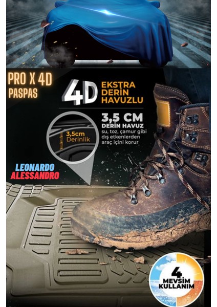 Renault Kangoo 2000 Model Pro x 4d Havuzlu Bej Paspas