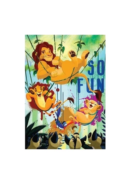 Ks Lion King 50 Parça Puzzle