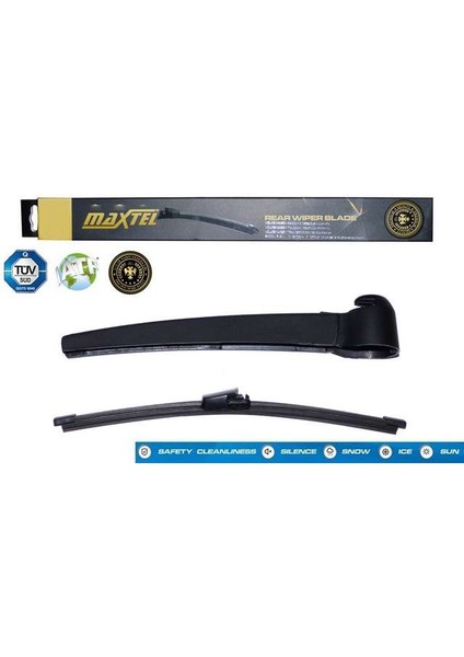 Sılecek Supurgesı Arka Kollu Seat Leon 1p1 2005 2008 Fıskıyelı 11 275MM Maxtel 12622498 Oem