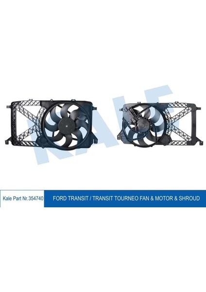 Fan Motoru  -Ac 2.2 Tdcı/-Ac 2.3dohc Ford Transıt V-347 2.2 D 06-14 6C11 8C607 Ad Kale 354740 Oem