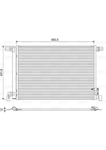 Klıma Radyatoru Touareg A8 18- A6 A7 17- Q7 16- 3.0tdı Czse Cuea Dend Valeo 822609 Oem