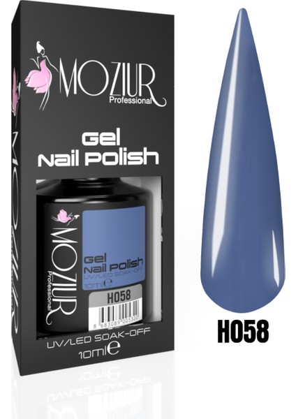 Mozıur H058 Uv LED Kalıcı Oje 10ML