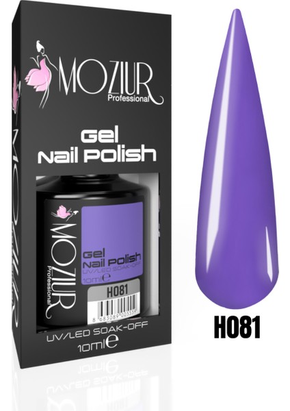 Mozıur H081 Uv LED Kalıcı Oje 10ML
