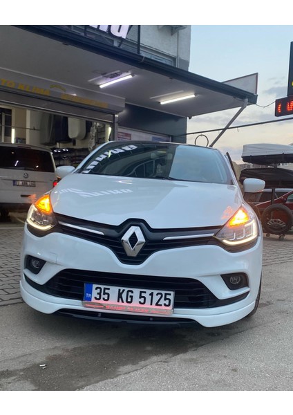 Renault Clio 4 Makyajlı Ön Ek 2 Parça (Plastik)