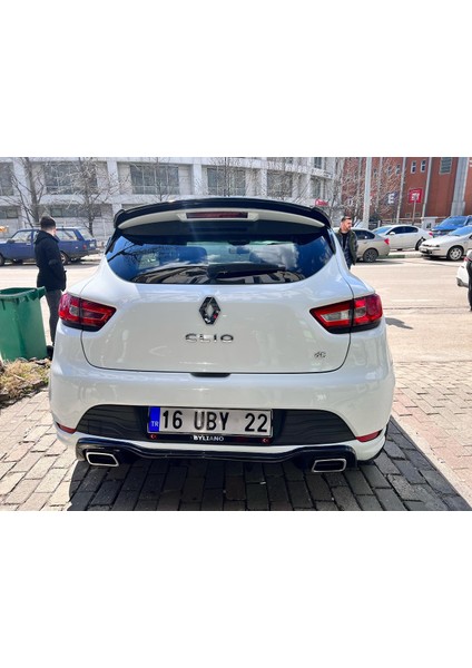 Renault Clio 4 Rs Egzoz Görünümlü Difüzör (Plastik)