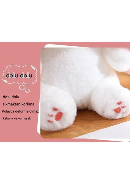 Çilek Tavşan Peluş Oyuncak Bebek (20CM) (Yurt Dışından)