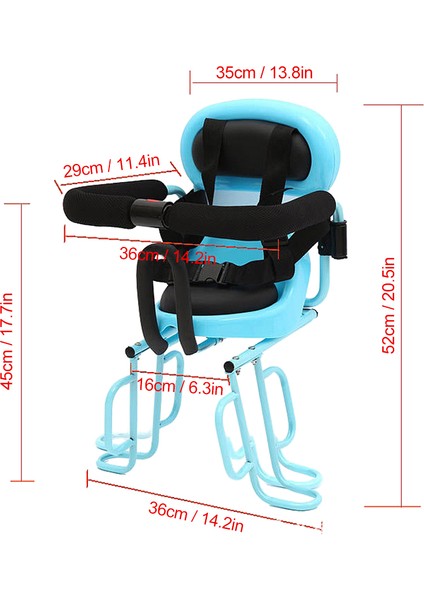 Çocuk Bisiklet Koltuğu Bisiklet Arkaya Monte Çocuklar (Yurt Dışından)