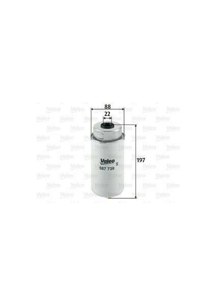 Mazot Fıltresı Transıt V347 2.2tdcı/2.4tdcı 110PS/115PS/130PS/140PS 3.2tdcı 200PS 06-12 Valeo 587739 Oem