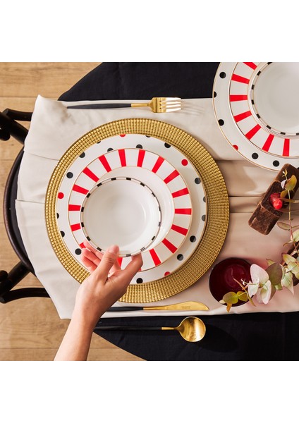 Drop 18 Parça 6 Kişilik Porselen Yemek Takımı fiyatları