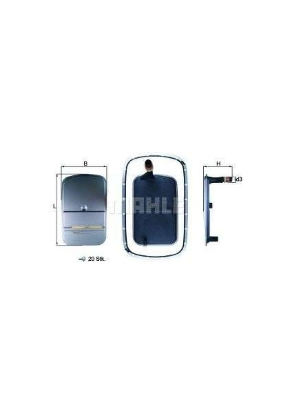 Otomatık Sanzıman Yag Fıltresı Bmw E46 E83 E36 M54 Mahle HX159KIT Oem