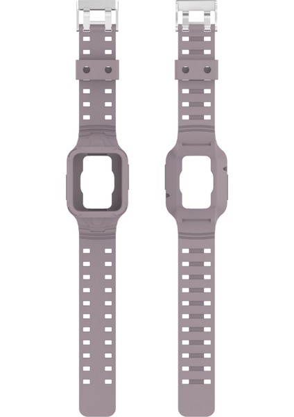 Xiaomi Için Redmi Saat 2 Lite/mi Watch Lite2/lite1 Universal Silikon Watchme Bandı Bilek Strap Sports Watch Whip Surve Saat Band Kılıfı - Mor (Yurt Dışından)
