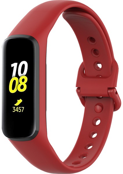 Samsung Galaxy Fit2 Için Akıllı Saat Band Silikon Bilek Kayışı - Kırmızı (Yurt Dışından) modelleri