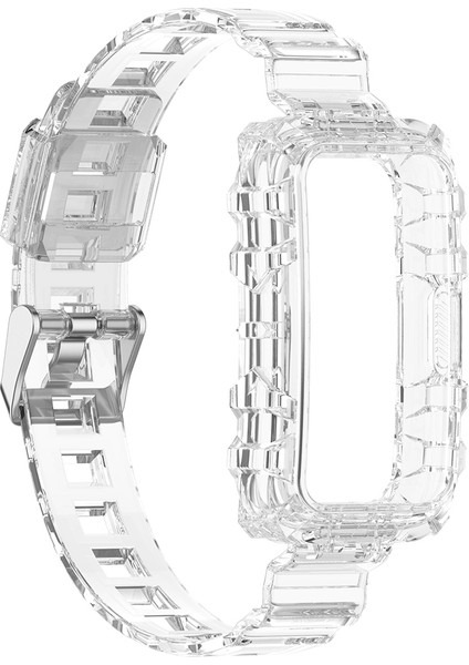 Huawei Band 7 / Band 6 / Honor Band 6 Şeffaf Tpu Saat Kılıflı Saat Strap Wrist Band - Şeffaf (Yurt Dışından) fırsatları