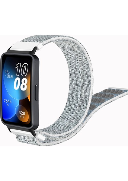 Huawei Band 8 Naylon Watch Band Ayarlanabilir Spor Döngüsü Nefes Alabilir Kayışı - Deniz Kılıfı (Yurt Dışından)