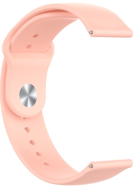Xiaomi Mi Watch Için 18MM Düz Renkli Silikon Akıllı Watchme Kayışı - Pembe (Yurt Dışından) modelleri