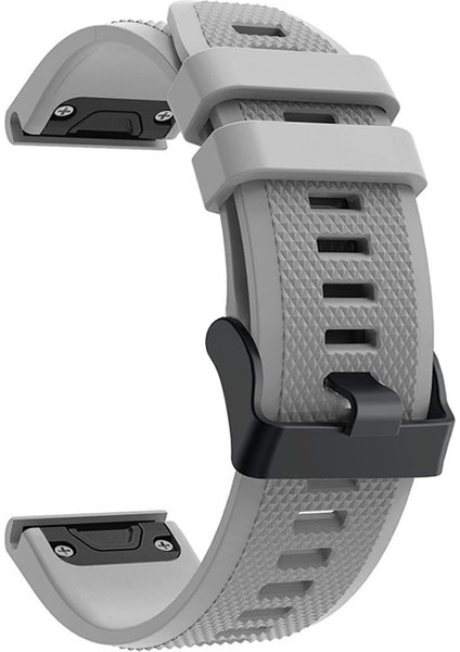 Garmin Fenix ​​7 Için Bilek Bandı Silikon Ayarlanabilir Saat Kayışı Siyah Tokalı - Gray (Yurt Dışından) modelleri