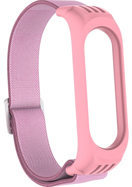 Xiaomi Mi Band 3/4/5/6 Için Elastik Naylon Akıllı Saat Kayışı Yedek Saat Bandı - Pembe (Yurt Dışından) indirimleri