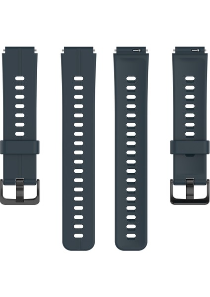 Su Geçirmez Yumuşak Düz Renkli Silikon Saat Kayış Bileği Huawei Için Tokalı ile Fit Mini - Gece Mavisi (Yurt Dışından) indirimleri