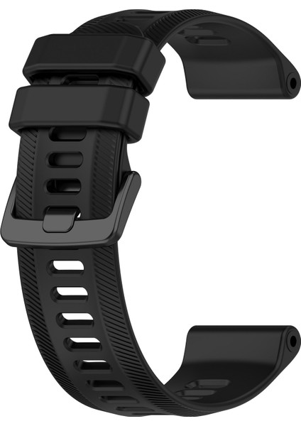 Garmin Forerunner 955 / Forerunner 935 / Descent G1 22MM Twıll Tasarım Silikon Saat Band Siyah Toka Kayışı - Siyah (Yurt Dışından) modelleri