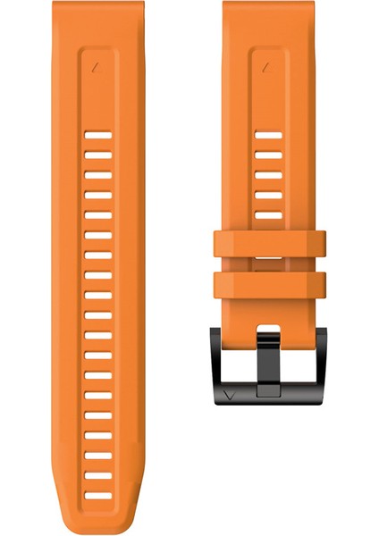 Garmin Fenix ​​7 / Fenix ​​6 Pro / 5 / Amazffit Falcon Için Esnek Silikon Saat Band Tokalı Şık Bilek Kayışı - Turuncu (Yurt Dışından) fırsatları