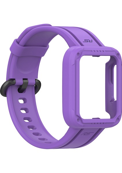 Xiaomi Redmi Için Watch/redmi Watch 2/mi Watch Lite/mi Watch Lite 2 Akıllı Saat Strap Strap Yumuşak Silikon Bilek Bantlı - Mor (Yurt Dışından)