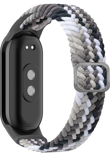 Xiaomi Smart Band 8 Elastik Saat Bandı Naylon Örgülü Bilek Kayışı Pmma Ekran Koruyucu - Parlak Siyah (Yurt Dışından) indirimleri