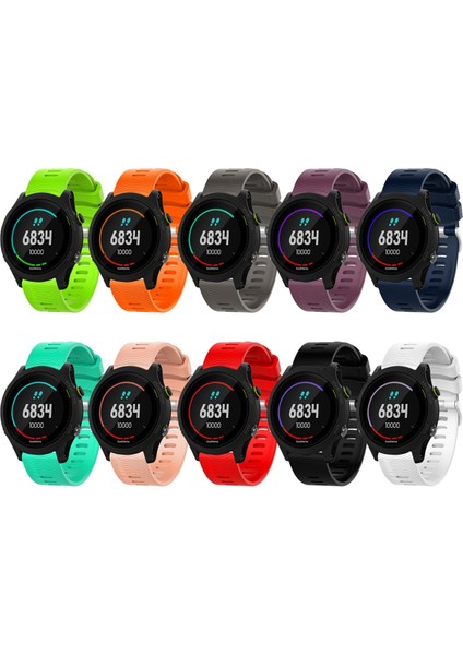 Garmin Forerunner 245 Için 20MM Silikon Akıllı Watchme Kayışı - Siyah (Yurt Dışından) indirimleri