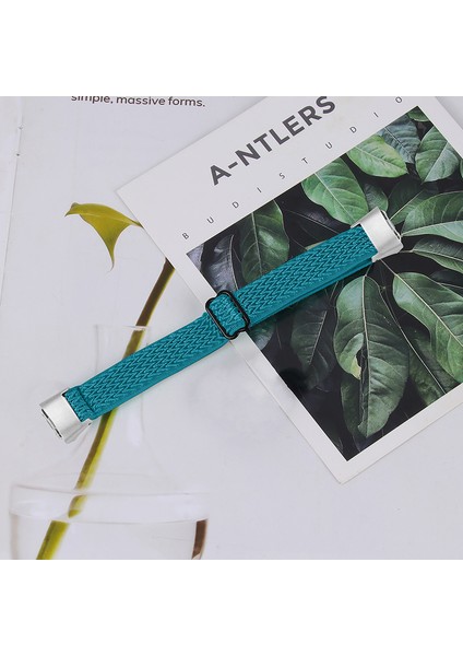 Samsung Galaxy Fit R375 - Azurit Için Ayarlanabilir Naylon Sport Loop Watch Band Örgülü Dokuma (Yurt Dışından) indirimleri