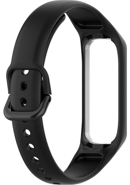 Samsung Galaxy Fit2 Için Akıllı Saat Band Silikon Bilek Kayışı - Siyah (Yurt Dışından)