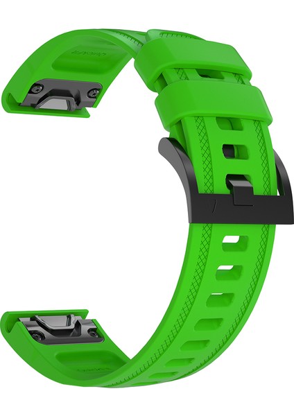 Garmin Fenix ​​7s/6s Pro/6s/6x/6/5s Plus/5s/ınstinct 2s Için Silikon Akıllı Saat Kayışı - Yellowgreen (Yurt Dışından)